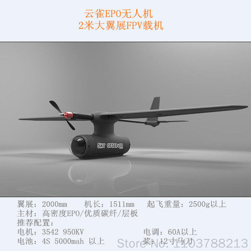 Drone de Asa Fixa Observer FPV - Drone Kit Vtol avaliação e preço