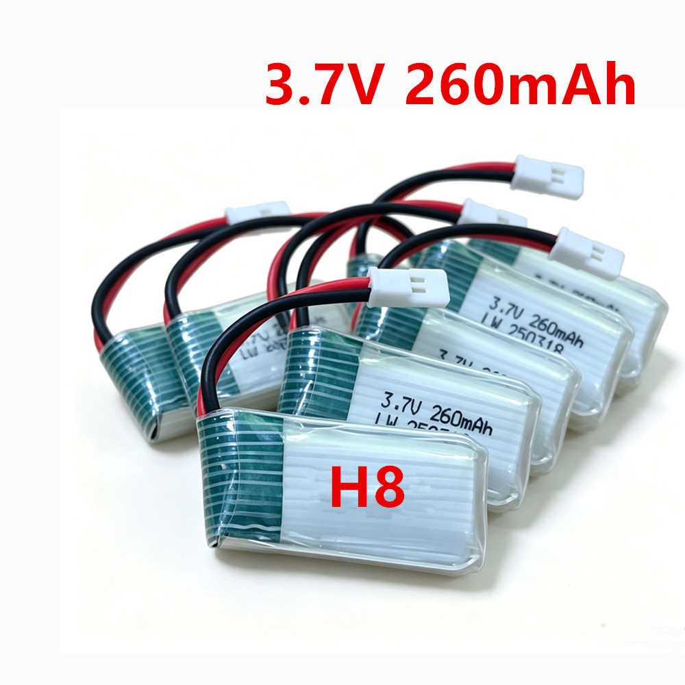 Bateria Lipo de 3,7 V e 260 mA - Eachine Drone E010 avaliação e preço